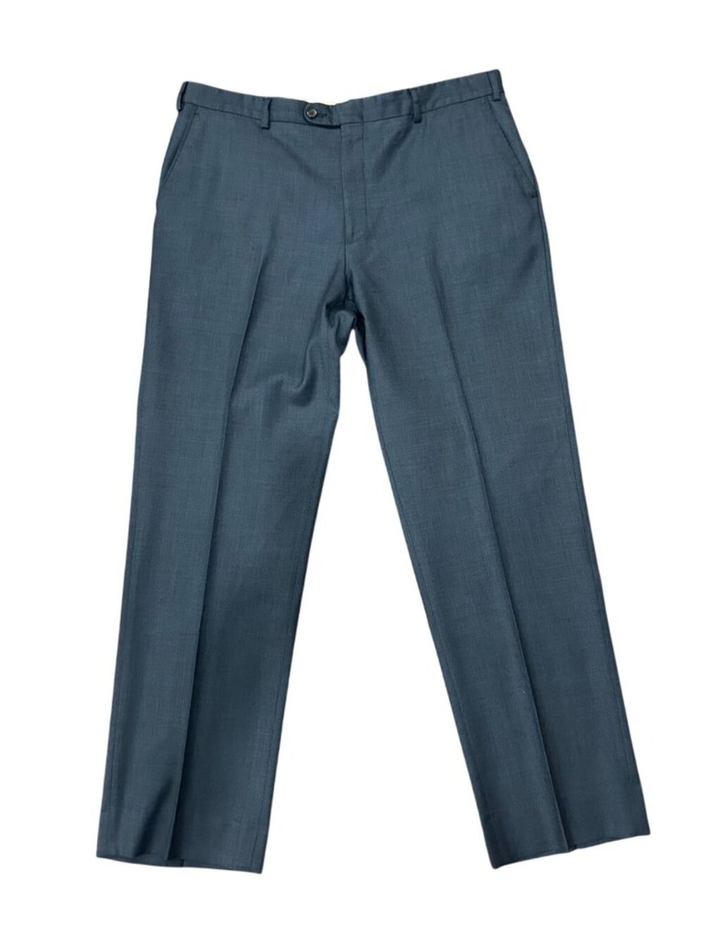 Linea Naturale Luxe 38 Mens Blue Wool Dress Pants Italy Made Classic Old Money
